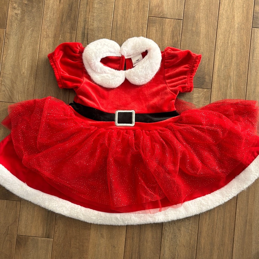 Red Santa Dress Costume for Kids